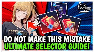 The Ultimate Selector Guide Do Not Make This Mistake Free Ssr Water Hunter - Solo Leveling Arise