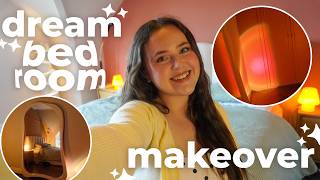 cosy bedroom makeover 🕯️🛏️ decorating my dream bedroom @megwithbooks