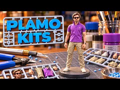 I’M ASSEMBLING AND PAINTING MY OWN FIGURES! (PLAMO KITS)