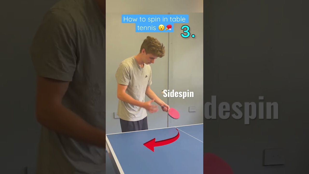 How to CREATE spin in Table Tennis 😮🏓 #pingpong #shorts #tabletennis #serve