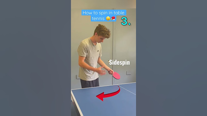 How to CREATE spin in Table Tennis 😮🏓 #pingpong #shorts #tabletennis #serve #spin