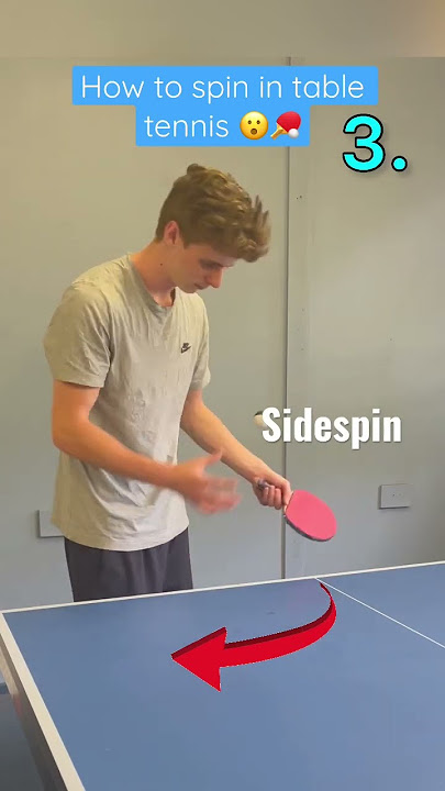 How to CREATE spin in Table Tennis 😮🏓 #pingpong #shorts #tabletennis #serve #spin