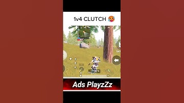 1v4 CLUTCH 🥵 BGMI #youtubeshorts #shorts #bgmi