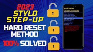 HOW TO UNLOCK STYLO STEP UP BY HARD RESET