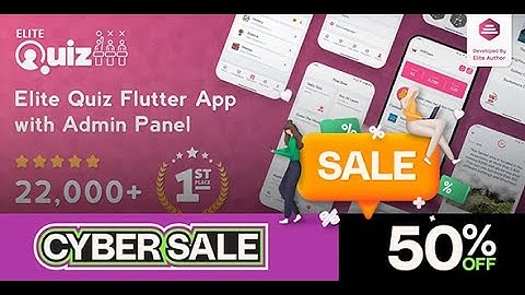 Elite Quiz v2.3.7 - Trivia Quiz - Quiz Game - Flutter Full App + Admin Panel - nulled