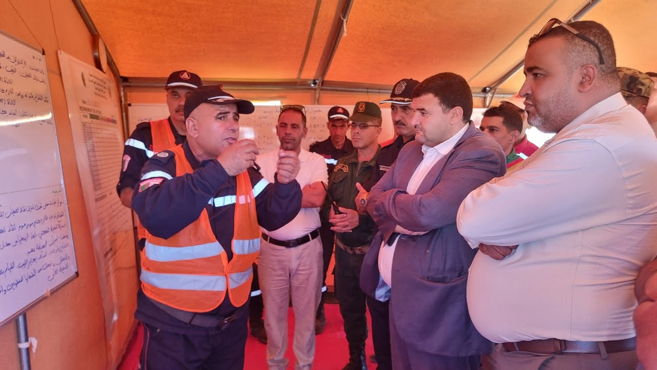 تفعيل مخطط النجدة البلدي لبلدية بريان بتأطير من مديرية الحماية المدنية فرع بريان 2025.