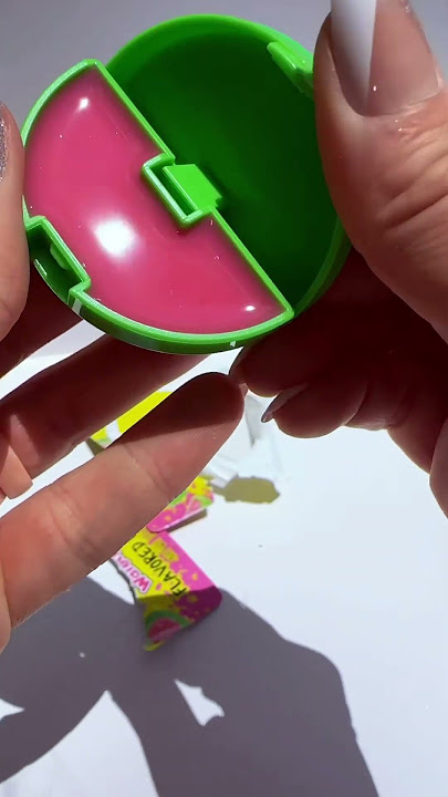 Sour patch kids lipgloss watermelon lip balm #asmr #satisfying #lipsbeauty #lipbalm #lipcare