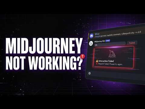 How to Fix Midjourney Not Working (Step-by-Step Guide)