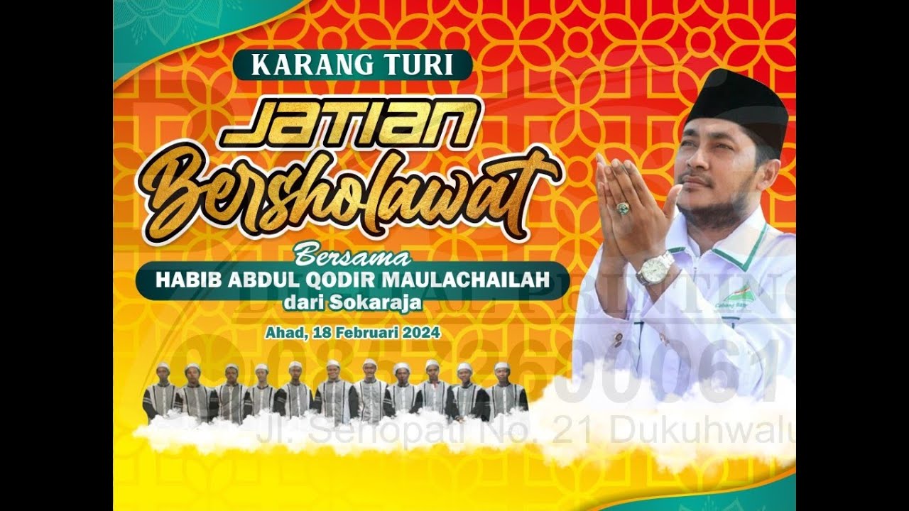 [LIVE] KARANGTURI JATIAN BERSHOLAWAT BERSAMA HABIB ABDUL QADIR MAULACHAILAH & HADROH RIYADHUL JANNAH