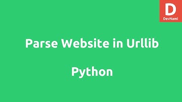 Parse Website with urllib in Python