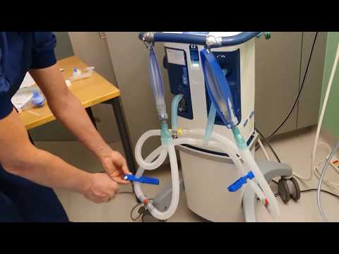 3D printed ventilator valve explained by Dr L Janssen of the hospital of Geel, Belgium