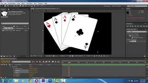 opacity ,position ,anchor point ,rotation in adobe after effect