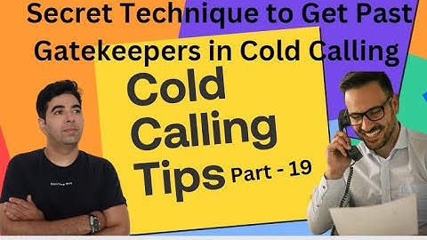 Secret Technique to Get Past Gatekeepers in Cold Calling - Part 19 | Best Sales Tips | Amit Sharma
