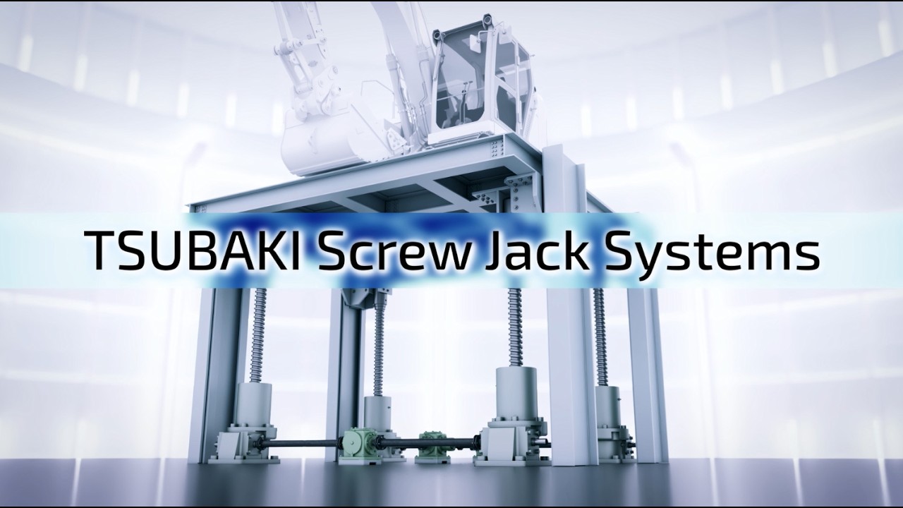 TSUBAKIMOTO CHAIN 】Screw Jack Systems | One‑Stop Selection