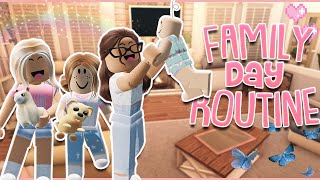 Big Family's Daily Routine! | Visiting the PET SHOP! | Roblox Bloxburg Family Roleplay