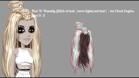 How To Visually Glitch Neon Lights Hair - Cheat Engine Tutorial~ (Part 11 - DIAMOND ITEM ONLY SORRY)
