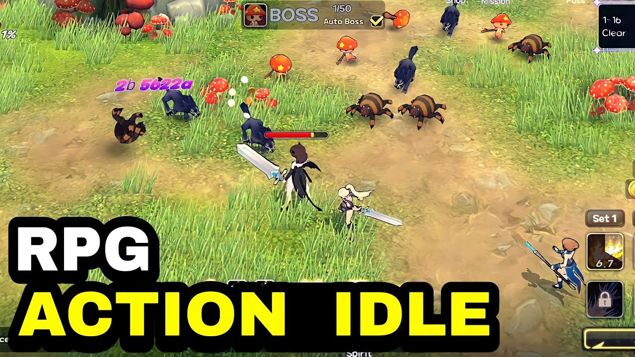 Top 12 Best RPG (IDLE Game) on Android iOS  Best Action IDLE game RPG on  Mobile 