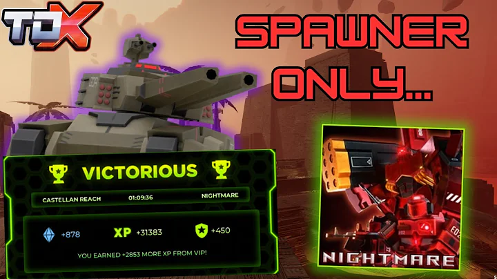 OBLITERATING NIGHTMARE using ALL SPAWNERS!!! | Gameplay | ROBLOX TDX