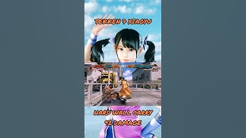 TEKKEN 7 Xiaoyu Hard Wall Carry 92 Damage! #xiaoyu #tekken8 #shorts #combo #gameplay #viralshorts