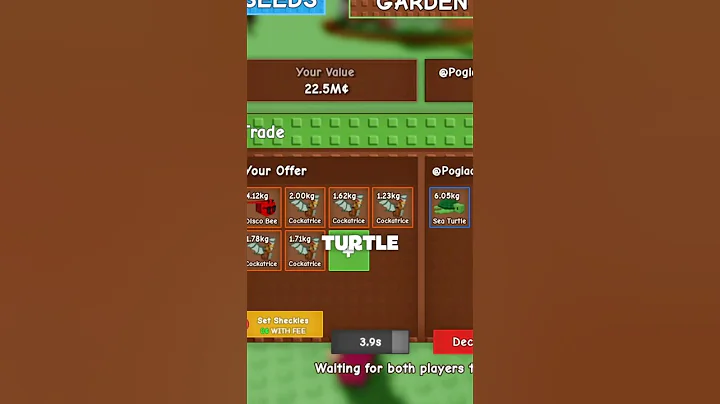 She tried scamming me with this clever trick in grow a garden… 😔 #growagarden #roblox #gag