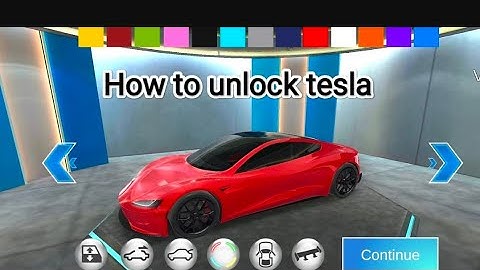 How to unlock tesla car|new update||3d driving class||Android gameplay
