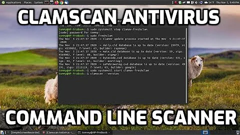 Clamscan Antivirus Command Line Scanner