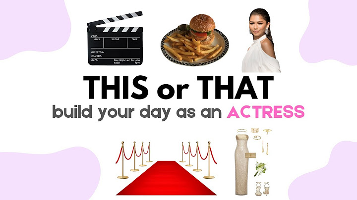 Build Your DREAM Day, But You're an ACTRESS | THIS or THAT 💗📷