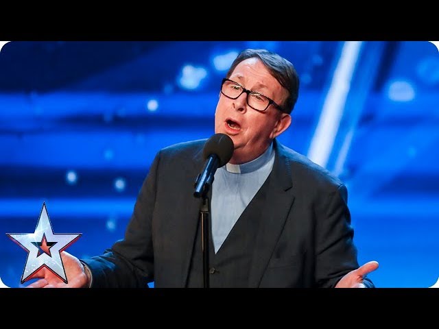 Father Ray Kelly takes us to church with AMAZING version of ‘Everybody Hurts’ | Auditions | BGT 2018