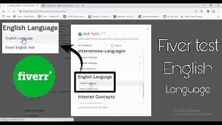 #FiverrTests English Language | Pass Fiverr English Language Test