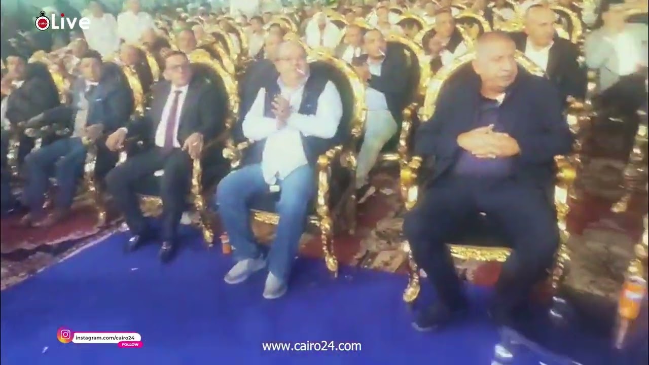 حشود كبيرة.. مؤتمر جماهيري لدعم العمدة خالد صقر المرشح على المقعد الفردي بمركز أبو المطامير