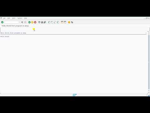 SAP ABAP 'Hello World ' First Program