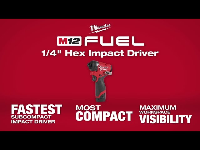 M12 FUEL™ 1/4 Hex Impact Driver Kit