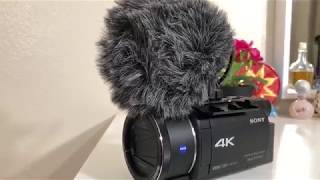 Sony AX53 4k Camcorder on Rode Micro mic sound test (update) screenshot 4