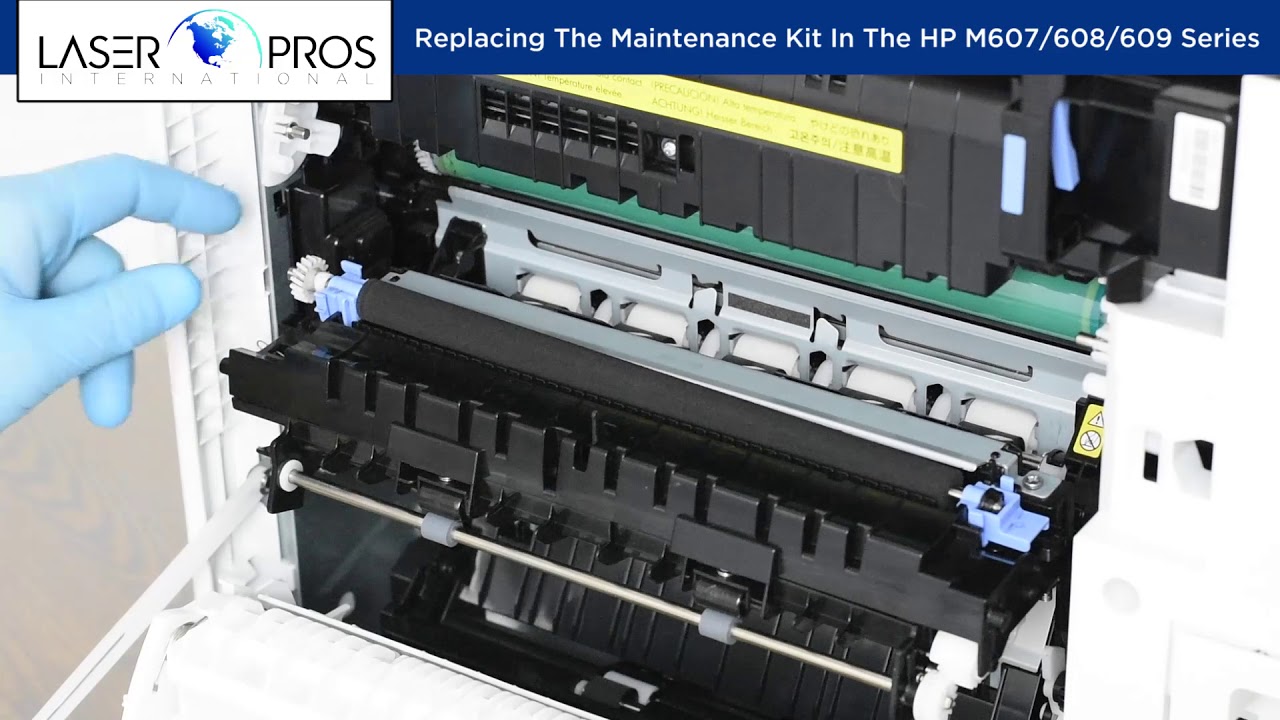 New Update How To Install The Maintenance Kit In An HP M607,608,609 Series Printer