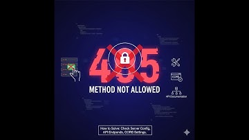 Fix 405 Error:Method Not Allowed | Web Development Explained #error #error405 #coding #webapp #feed