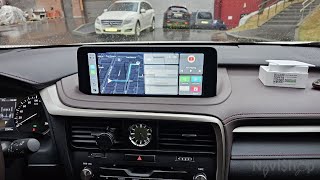 Навигация в Lexus RX 300 2022, Carplay, Яндекс Навигатор, расширение функций магнитолы, тюнинг