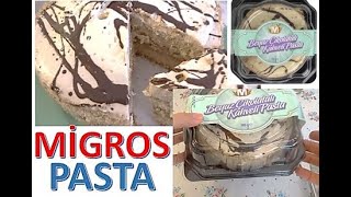 Kahveli Beyaz Çikolatalı Pasta Migros Beyaz Çikolatalı Kahveli Pasta 580 G