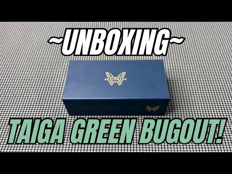 UNBOXING ~ BENCHMADE BUGOUT (TAIGA GREEN) 535TN-2601