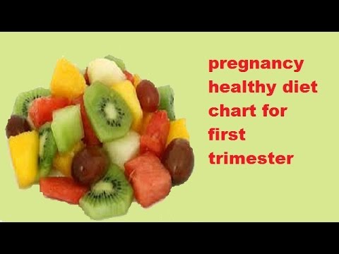 Pregnancy Diet Chart First Trimester