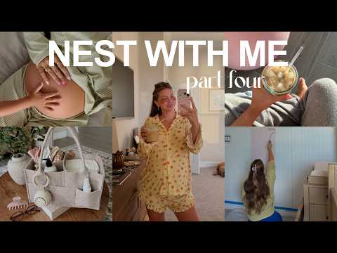 NEST WITH ME | painting the nursery, milk books unboxing, prepping dates