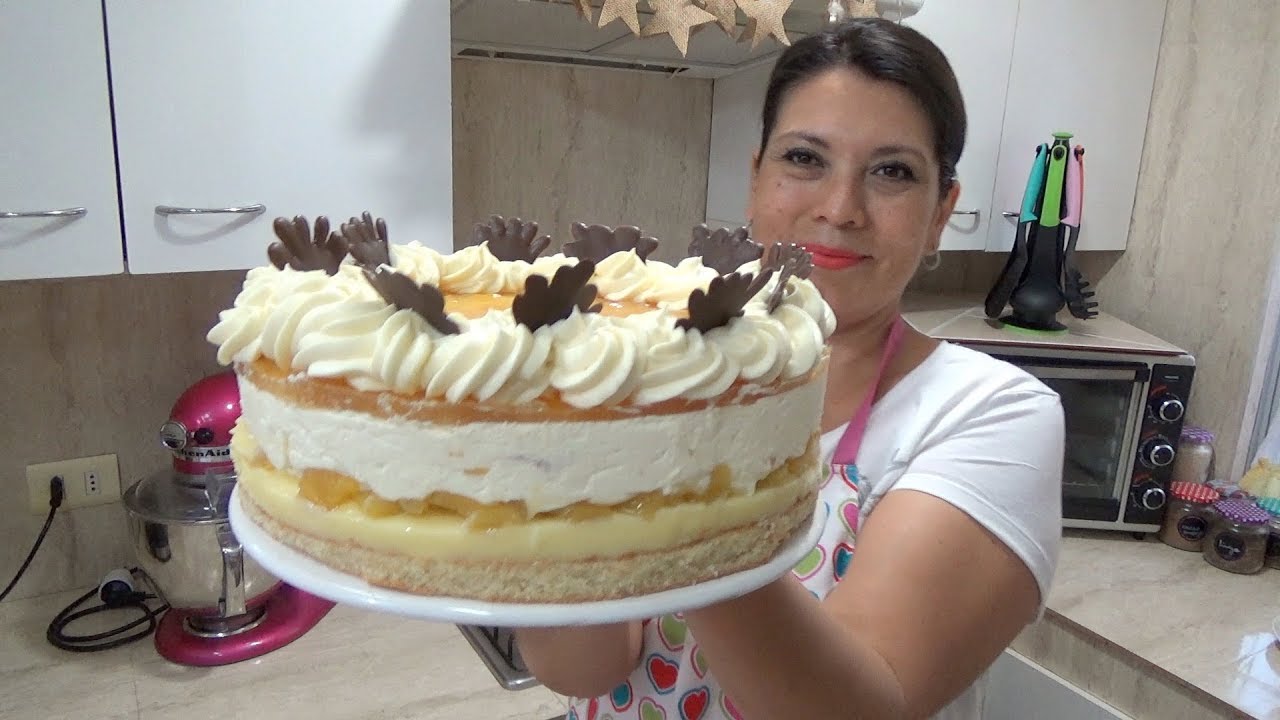 TORTA PIE DE PAPAYA SIN HORNO!!! / Silvana Cocina ❤