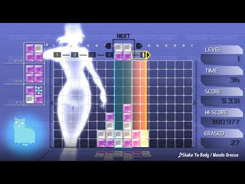 Lumines Remastered - Shake Ya Body (60fps)