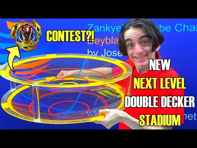 This new big stadium is called the Hyper Double Stadium.It's being used  for the battles of the Bey Car…