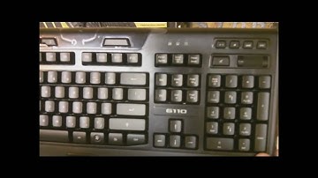 Logitech G110 Gaming Keyboard Unboxing and review