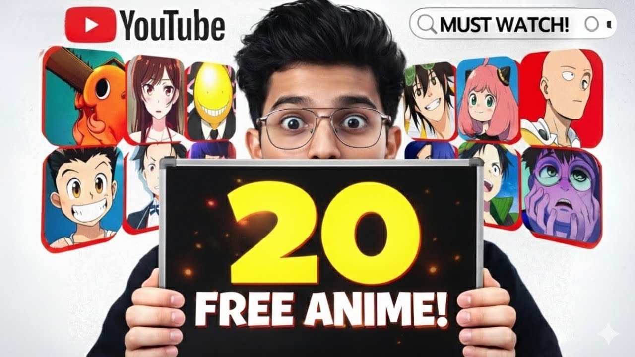20+ Anime You Can Watch for FREE on YouTube!