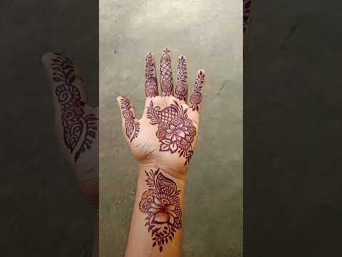simple mehandi Art