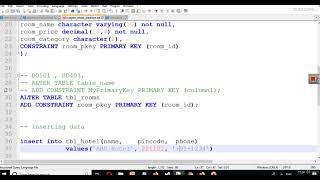 Celebrity Primary Key Constraint and Setting it on already created table - Part 4 Wealth
