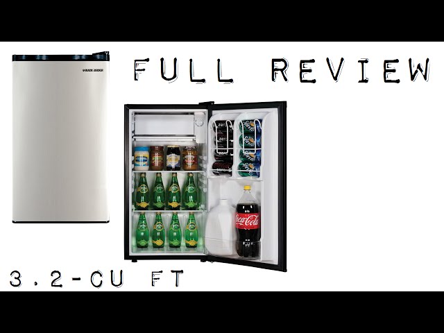 Black & Decker 3.3-cu ft 2-Door Refrigerator, Black - User Opinions and  Insights - Buzzrake