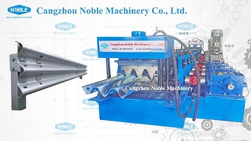 2 or 3 Waves Highway Guardrail Roll Forming Machine