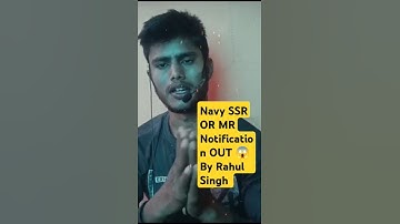 Navy SSR & MR INET 2025: Short Details of Notification out 😱#navy #shorts  By Rahul Singh